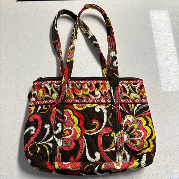 Vera Bradley Brown Puccini Mini Shoulder Bag - Picture 1 of 8
